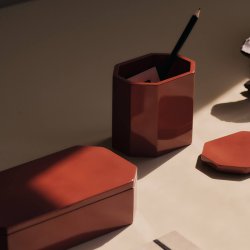 Ferm Living Nova Storage ske 20x10 cm Picante Red