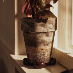 Ferm Living Nube Krukkefod 4 stk. Carob Brown