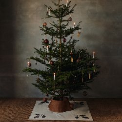 Ferm Living Oak Leaf Ornamenter 4 stk. Messing