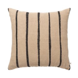 Ferm Living Oleo Pudebetrk 50x50 cm Natural/Sort