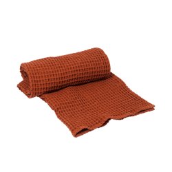 Ferm Living Organic Badehndklde 70x140 cm Brown Clay