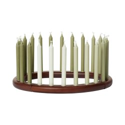 Ferm Living Ori Lysestage Dark Stained