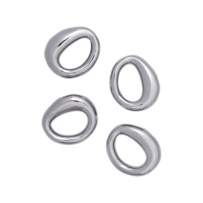 Ferm Living Orrith Servietringe 4 stk. S�lvfinish