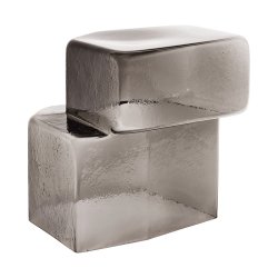 Ferm Living Oscil Sculpture Recycled Smoked Grey