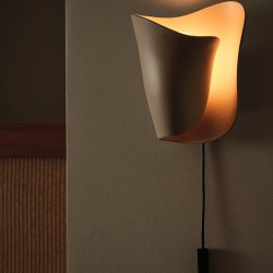 Ferm Living Oyster Wall Sconce V�glampe Light Cashmere