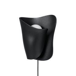 Ferm Living Oyster Wall Sconce V�glampe Sort