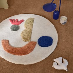 Ferm Living Panto Tuftet Tppe Off-white 70 cm