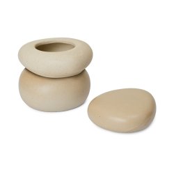 Ferm Living Pebble Box Large Sand/Cream