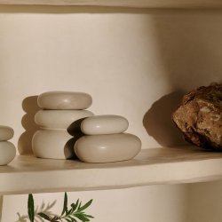 Ferm Living Pebble Box Large Sand/Cream