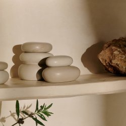 Ferm Living Pebble Box Medium Sand/Cream