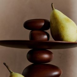 Ferm Living Pebble Dessertopsats Dark Brown