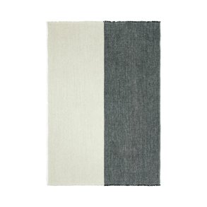 Ferm Living Pila Linen Plaid Sort/Elm Green