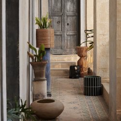 Ferm Living Pillar Plant Pot - Mrk Grn