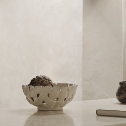 Ferm Living Plait Skl 24 cm Off-white