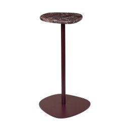 Ferm Living Plyo Dekorationsbord Dark Grape/Rosso Levanto Mamor