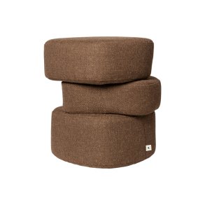 Ferm Living Plyo Puf Staple M�rkebrun