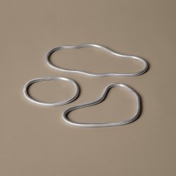 Ferm Living Pond Bordsk�ner 3 stk. Aluminium