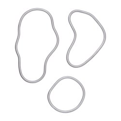 Ferm Living Pond Bordsk�ner 3 stk. Aluminium