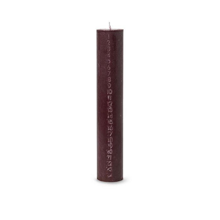 Ferm Living Pure Kalenderlys - Burgundy