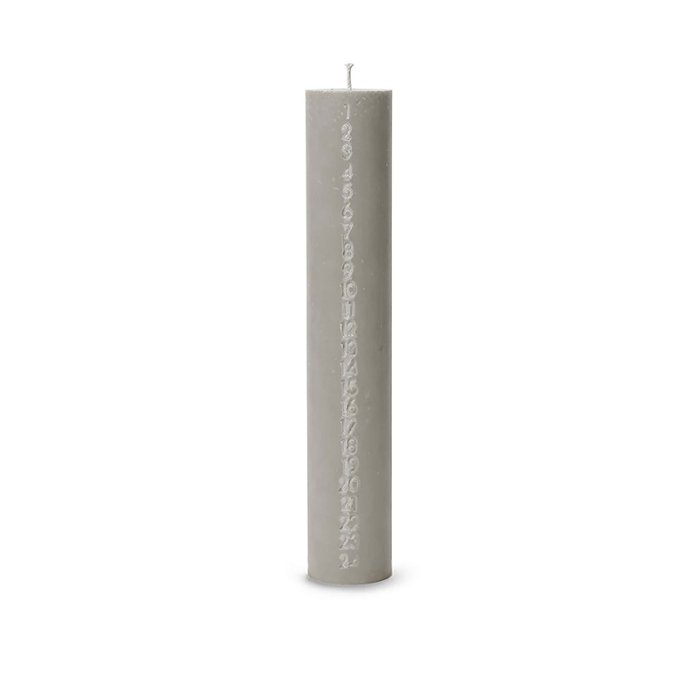 Ferm Living Pure Kalenderlys - Fossil Taupe