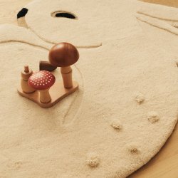 Ferm Living Rabbit Tuftet T�ppe Off-white