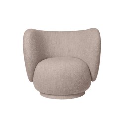 Ferm Living Rico B�rne Loungestol Soft Boucl&eacute; Natural