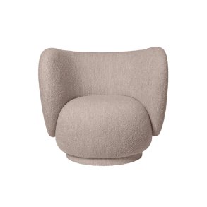 Ferm Living Rico B�rne Loungestol Soft Boucl&eacute; Natural