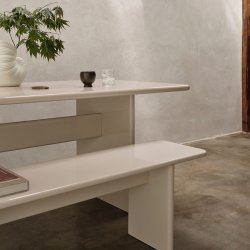 Ferm Living Rink Bnk 200cm Eggshell