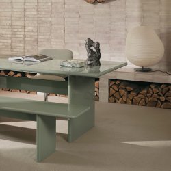 Ferm Living Rink Bnk 200cm Tea Green