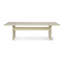 Ferm Living Rink Spisebord Large 90x240 cm Eggshell