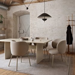 Ferm Living Rink Spisebord Small 90x200 cm Eggshell