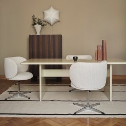 Ferm Living Rink Spisebord Small 90x200 cm Eggshell