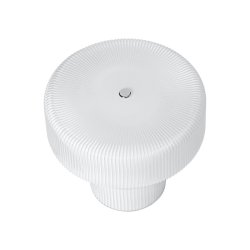 Ferm Living Ripple B�rbar Lampe H16,5 cm Hvid