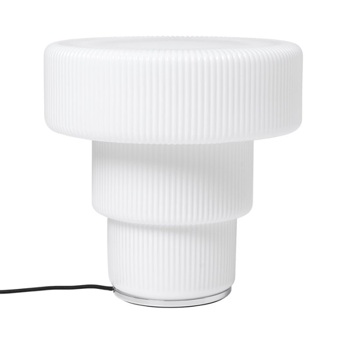 Ferm Living Ripple Bordlampe Hvid
