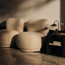 Ferm Living Ripple Hje Champagneglas  - Klar - 2 stk