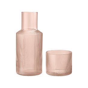 Ferm Living Ripple Karaffel S�t Blush