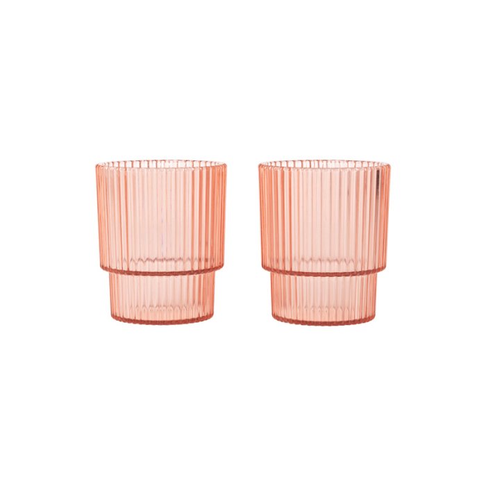 Ferm Living Ripple Kids B�rne Kopper 2stk Blush