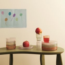 Ferm Living Ripple Kids B�rne Kopper 2stk Klar