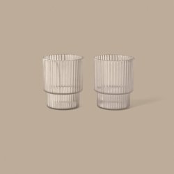 Ferm Living Ripple Kids B�rne Kopper 2stk Klar