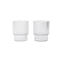 Ferm Living Ripple Kids B�rne Kopper 2stk Klar