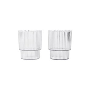 Ferm Living Ripple Kids B�rne Kopper 2stk Klar