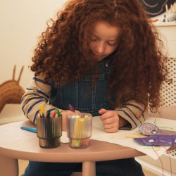 Ferm Living Ripple Kids B�rne Kopper 2stk Tea Green