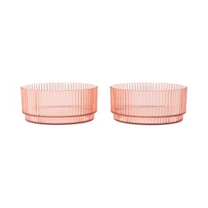 Ferm Living Ripple Kids B�rne Sk�le 2stk Blush
