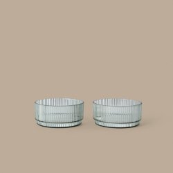 Ferm Living Ripple Kids B�rne Sk�le 2stk Tea Green
