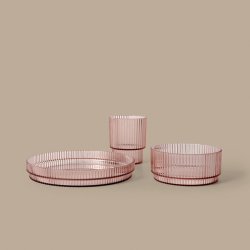 Ferm Living Ripple Kids B�rne Spises�t Blush