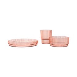 Ferm Living Ripple Kids B�rne Spises�t Blush