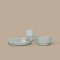 Ferm Living Ripple Kids B�rne Spises�t Tea Green