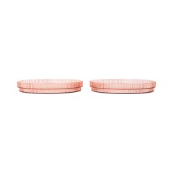Ferm Living Ripple Kids B�rne Tallerkner 2stk Blush