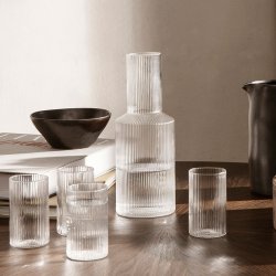 Ferm Living Ripple Verrines - Klar - 4 stk.