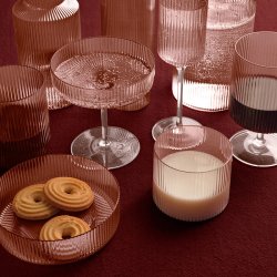 Ferm Living Ripple Serveringssk�le 4 stk. Blush